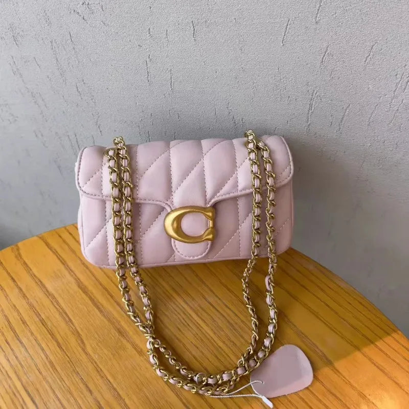 Borsa a tracolla diagonale da donna in pelle di lusso dal design classico, con morbida tracolla regolabile, borsa per tutti i giorni