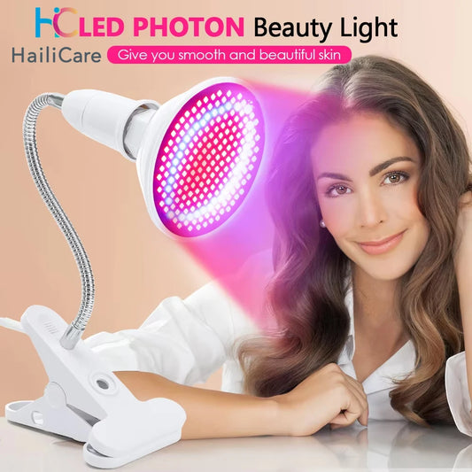 Dispositivo LED Fototerapia Viso | Luce Rossa e Blu Anti-Acne Anti-Rughe | CE