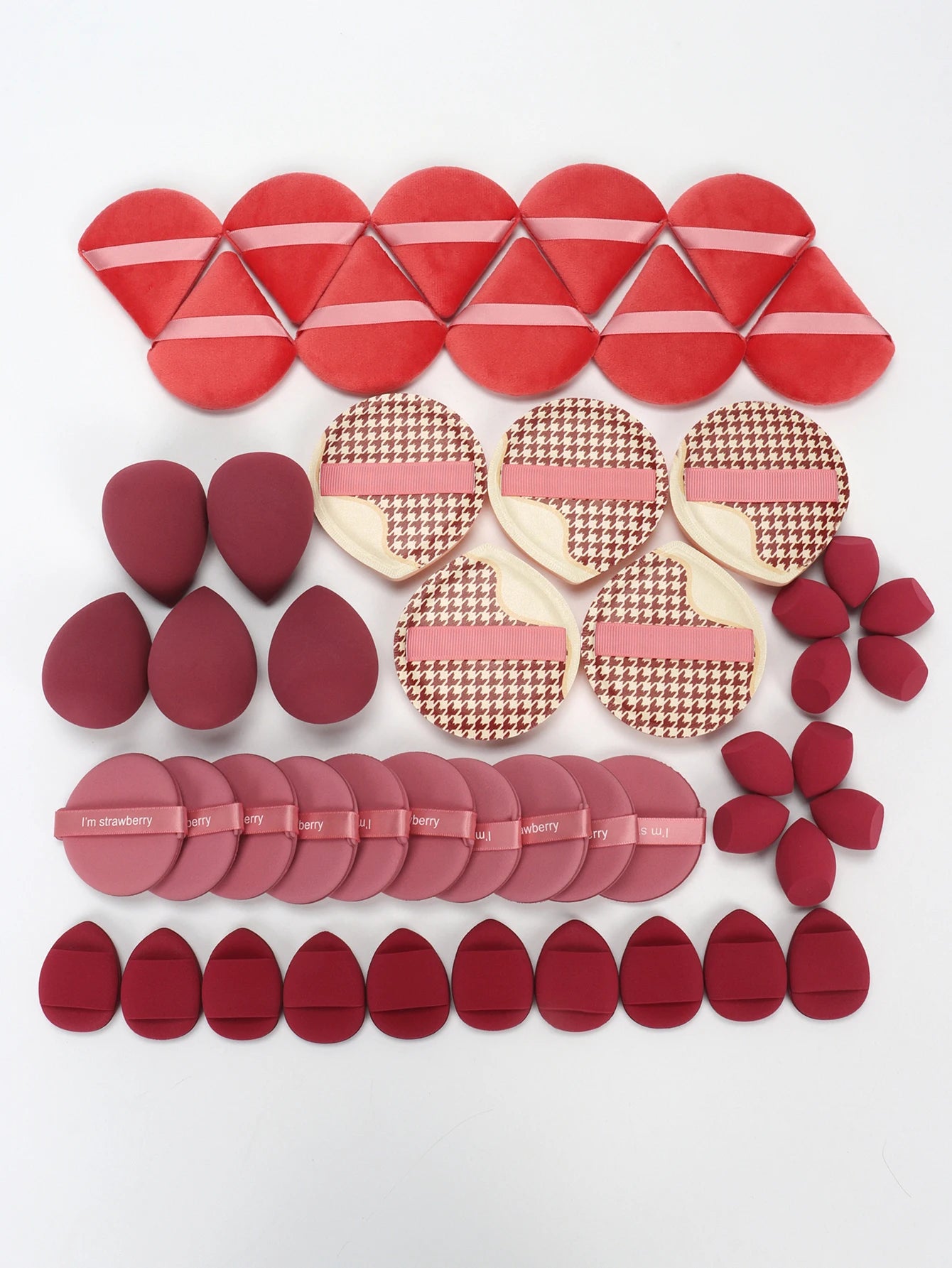 Tamponi per Trucco in Poliuretano 12cm – Set da 10 a 60 Pezzi, BB Cream e Fondotinta