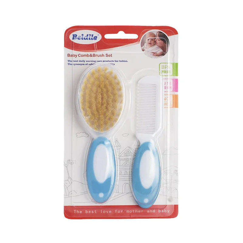 Set Pettine e Spazzola per Bambini con Setole Morbide