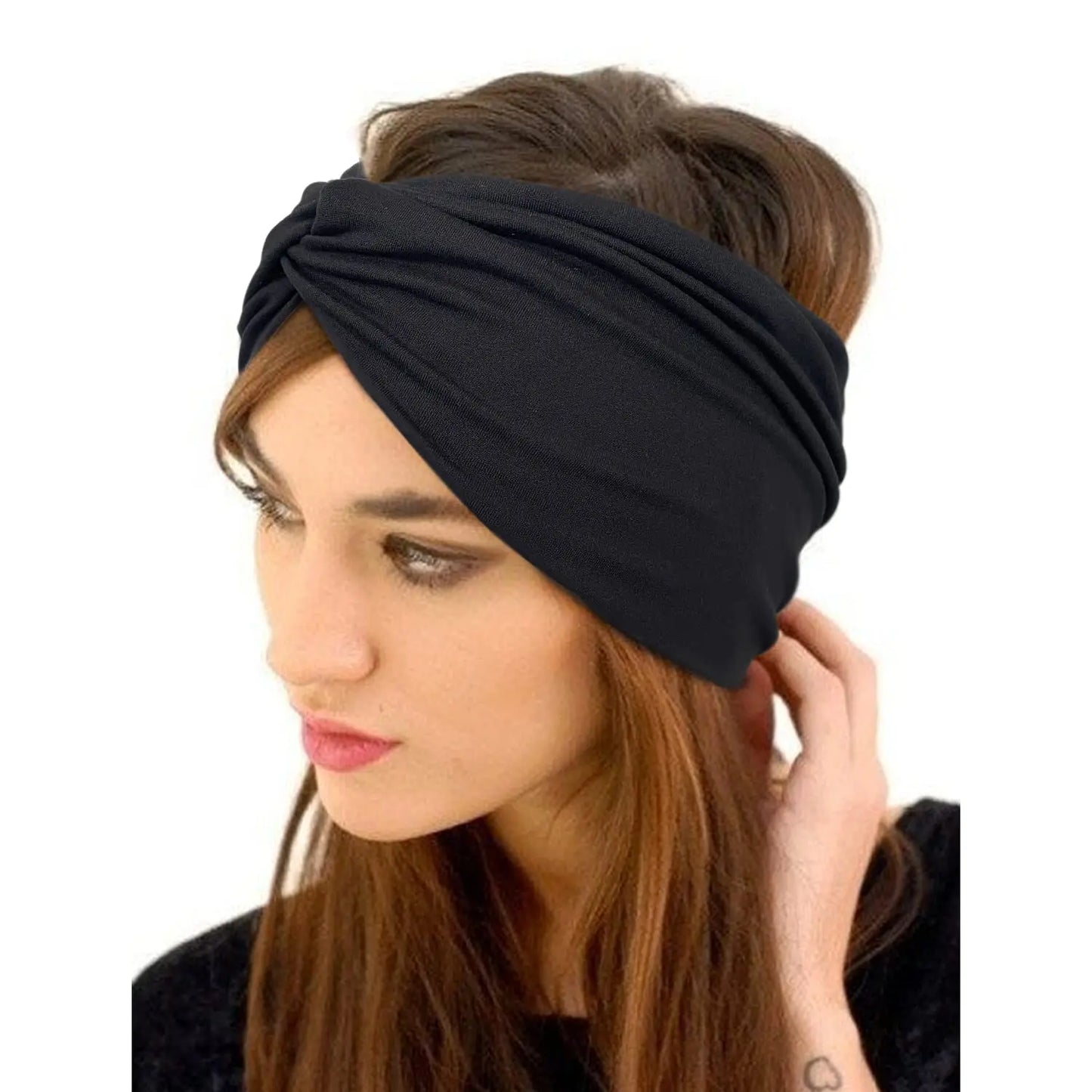 Fascia Turbante per Capelli — Stile Boho Multifunzione