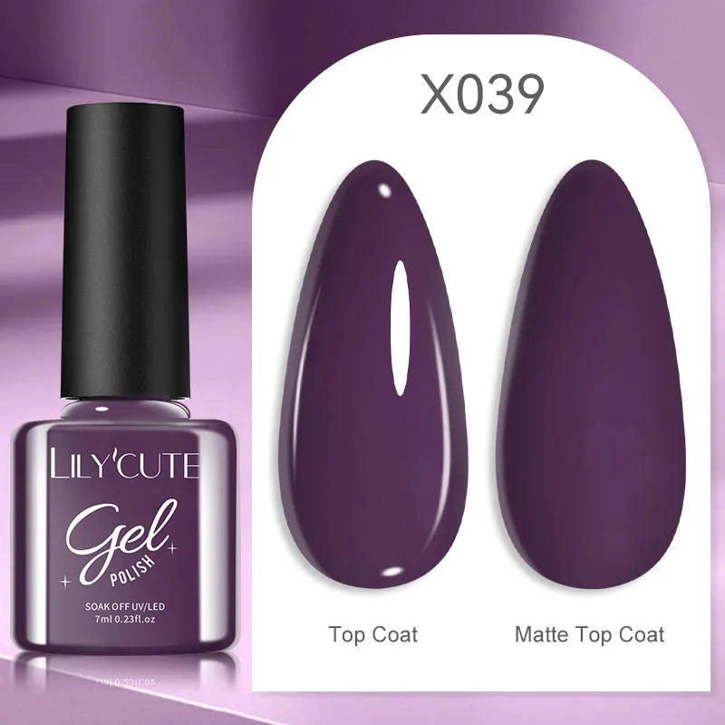 Smalto Gel Semi-Permanente LILYCUTE – 150+ Colori, UV/LED, Lunga Durata 30 Giorni