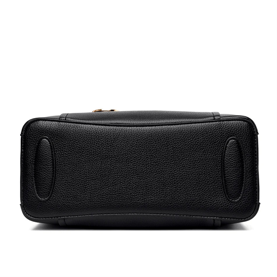 Borsa Donna Grande Capacità in Pelle Microfibra – Shopper Tote con Tracolla | 4 Colori