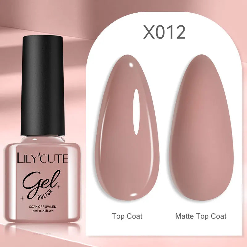 Smalto Gel Semi-Permanente LILYCUTE – 150+ Colori, UV/LED, Lunga Durata 30 Giorni