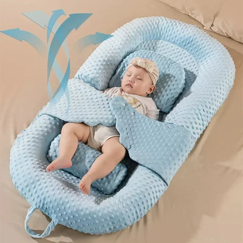 Cuscini per bambini 0-12 mesi Culla per neonato Cuscini per pendenza portatili Cuscino per dormire per neonato Letto per alimentazione del latte antisputo