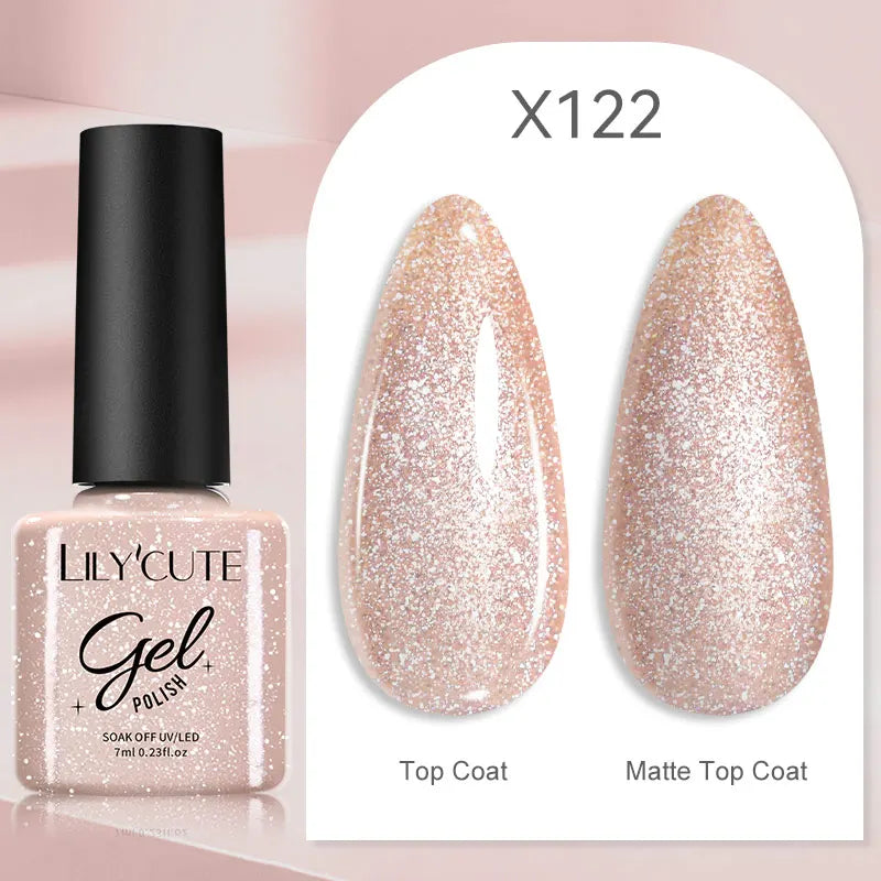 Smalto Gel Semi-Permanente LILYCUTE – 150+ Colori, UV/LED, Lunga Durata 30 Giorni