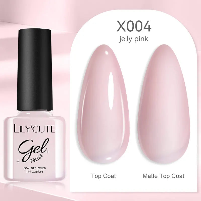 Smalto Gel Semi-Permanente LILYCUTE – 150+ Colori, UV/LED, Lunga Durata 30 Giorni
