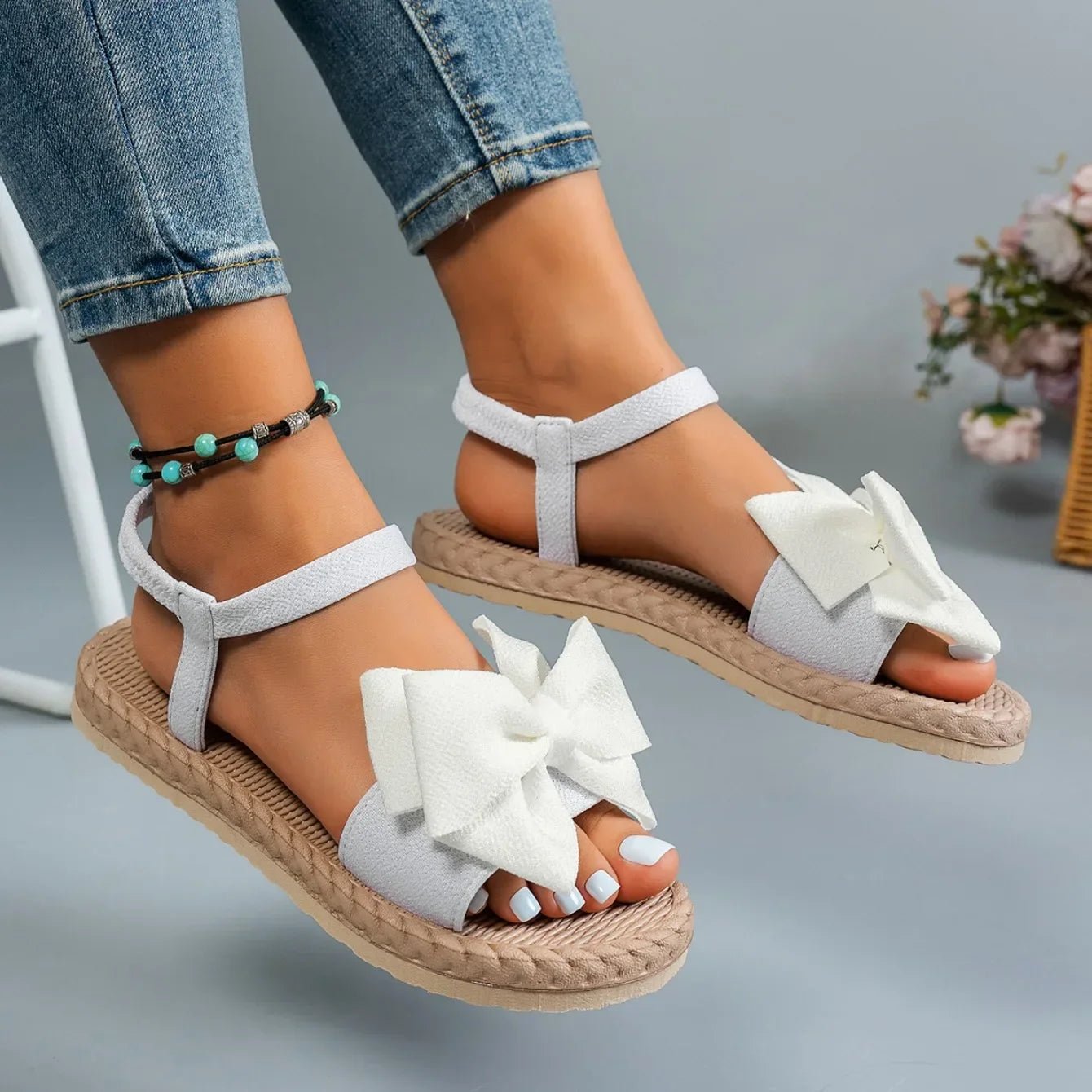 Sandali Donna Tacco Basso con Cinturino Posteriore – Leggeri, Comodi & Fashion | 5 Colori | N.36-43