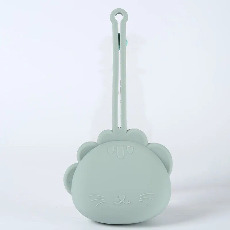 Custodia Porta Ciuccio in Silicone con Cordino Anti-Caduta | 9 Colori