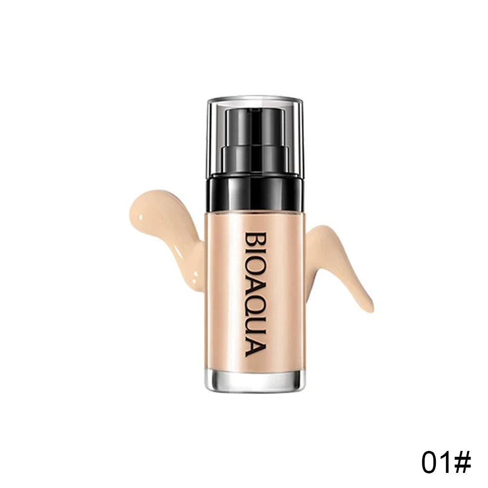 BIOAQUA Fondotinta Liquido BB Cream – Correttore Impermeabile, Illuminante & Sbiancante | Lunga Durata