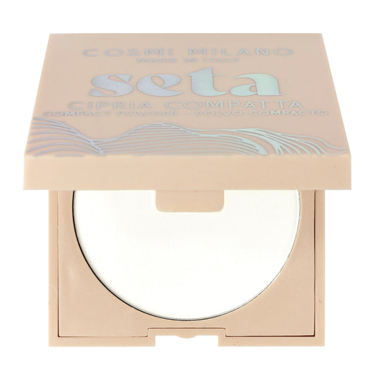 COSMI Milano Seta Compact Powder – Cipria Compatta Ultra Fine 9g con Spugnetta