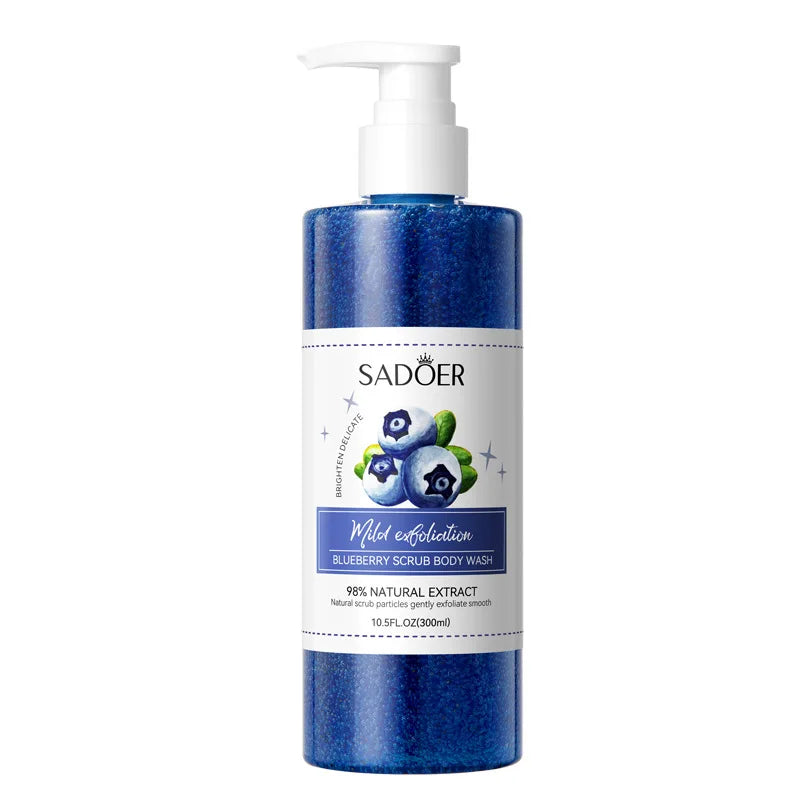 Gel Doccia Esfoliante 300ml – Scrub Naturale, Illuminante & Profumato | Donna