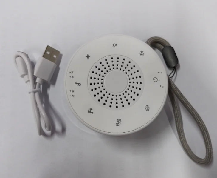 Macchina Rumore Bianco per Neonati — 12 Suoni, Luce Notturna e Timer