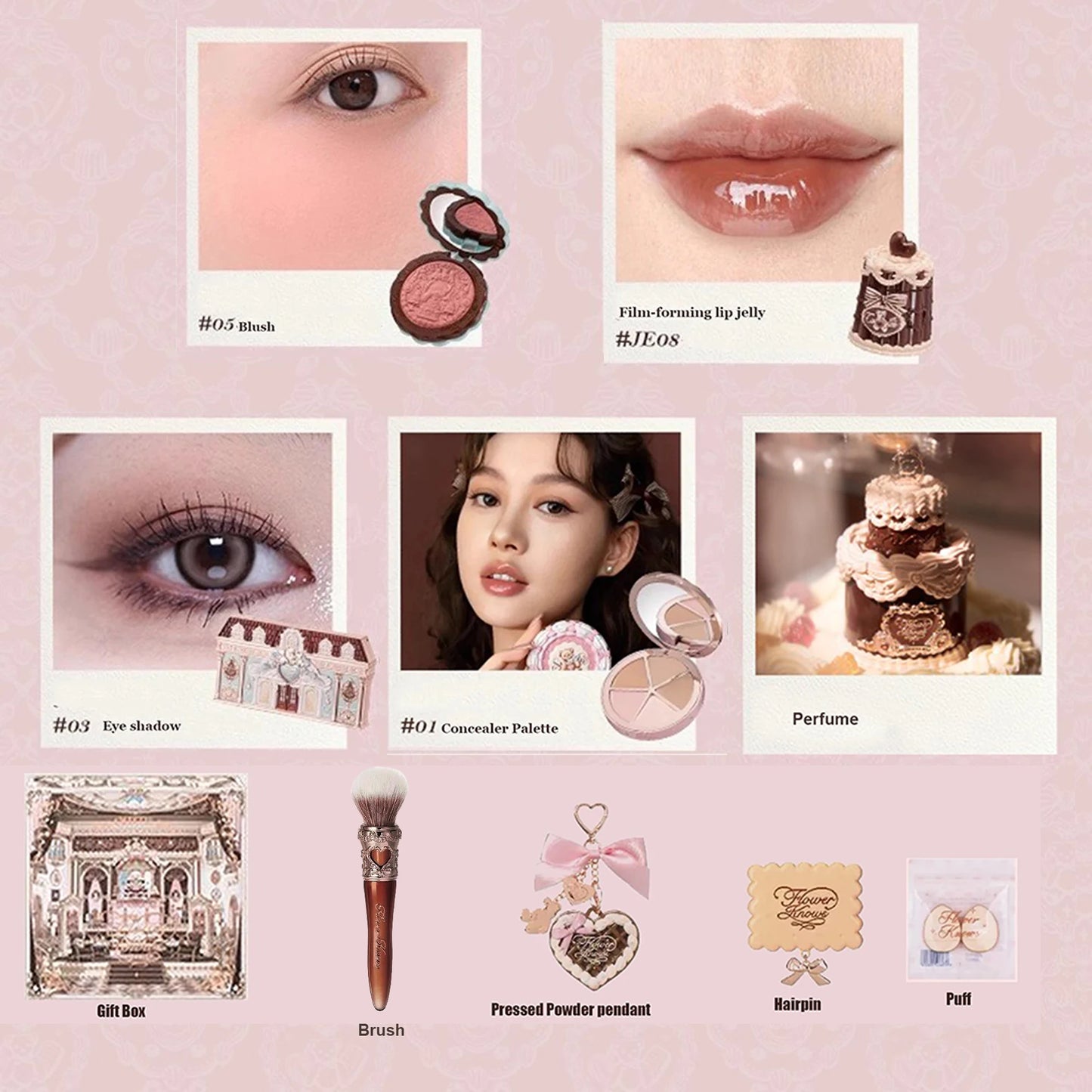 Set Regalo Makeup Flower Knows Sweetie Bear — Tutto in Uno