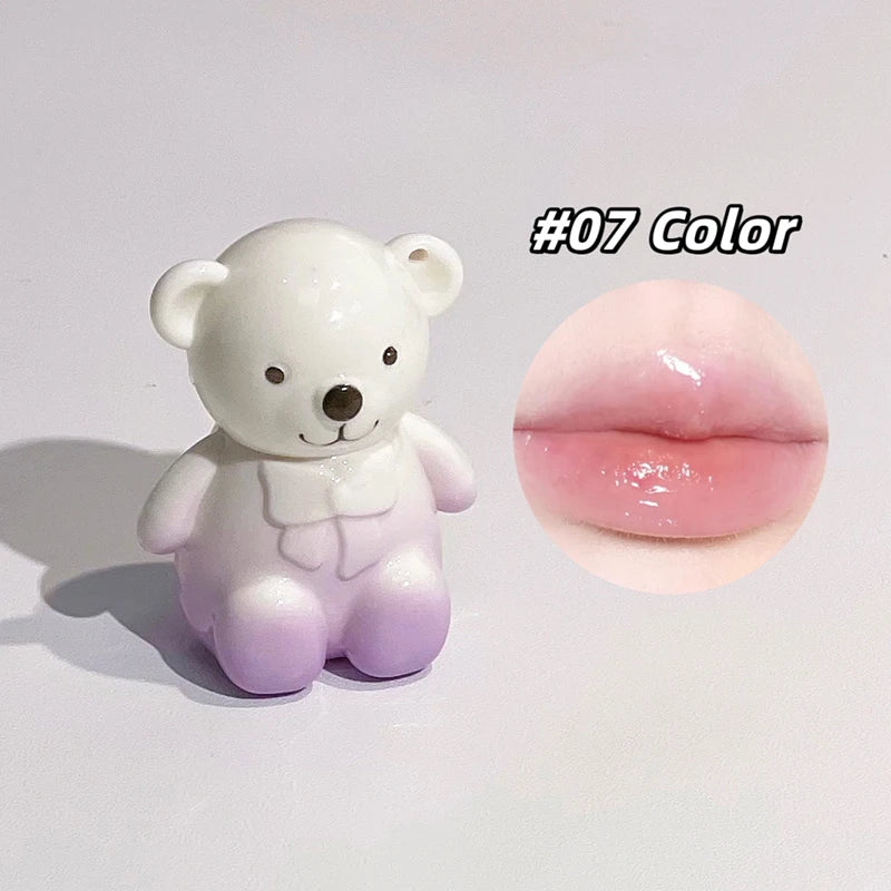 Set Trucco Orso Bear Family – 6 Rossetti Opachi + Specchio + Collana | Regalo
