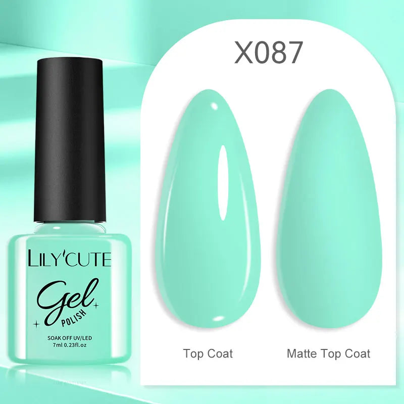 Smalto Gel Semi-Permanente LILYCUTE – 150+ Colori, UV/LED, Lunga Durata 30 Giorni