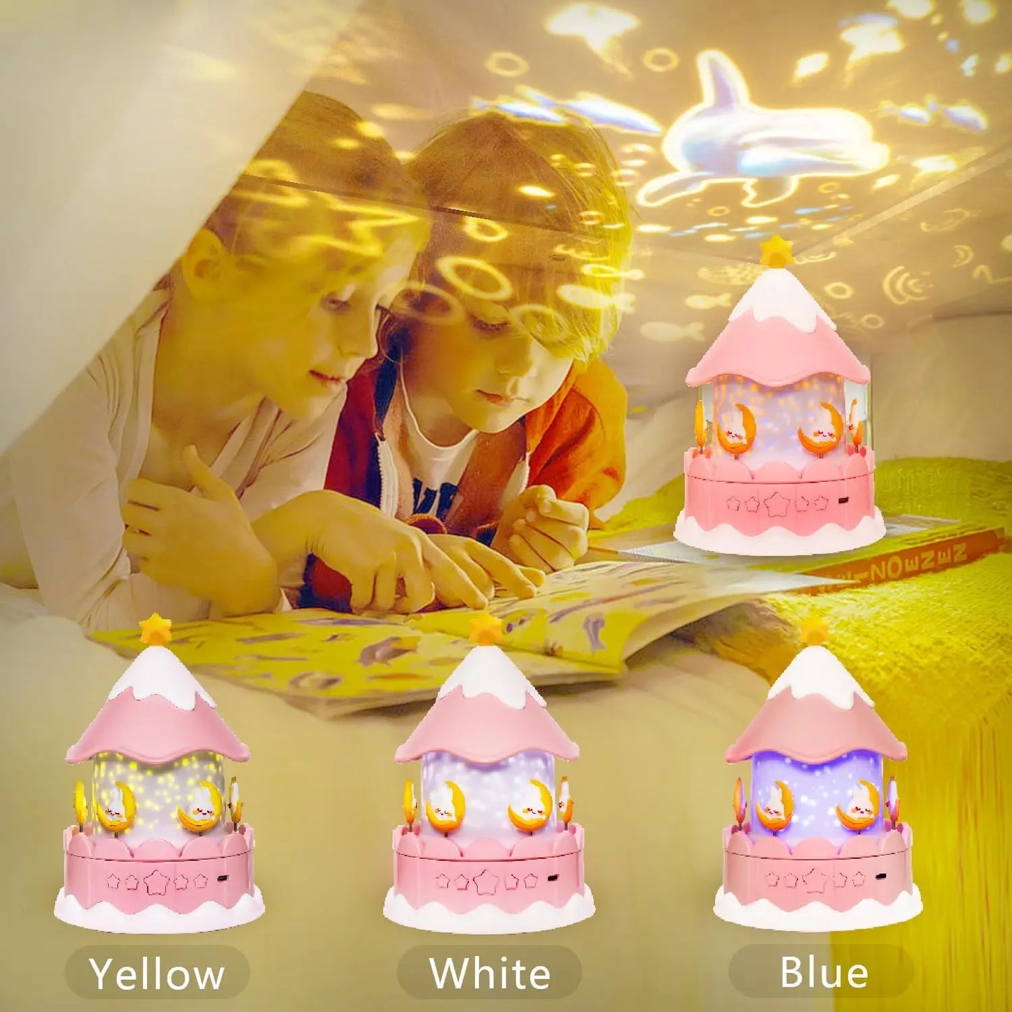 Proiettore Star Galaxy 21 in 1 proiettore cielo stellato con Timer rotante a 360 ° lampada atmosfera per bambini compleanno regali di natale Decor