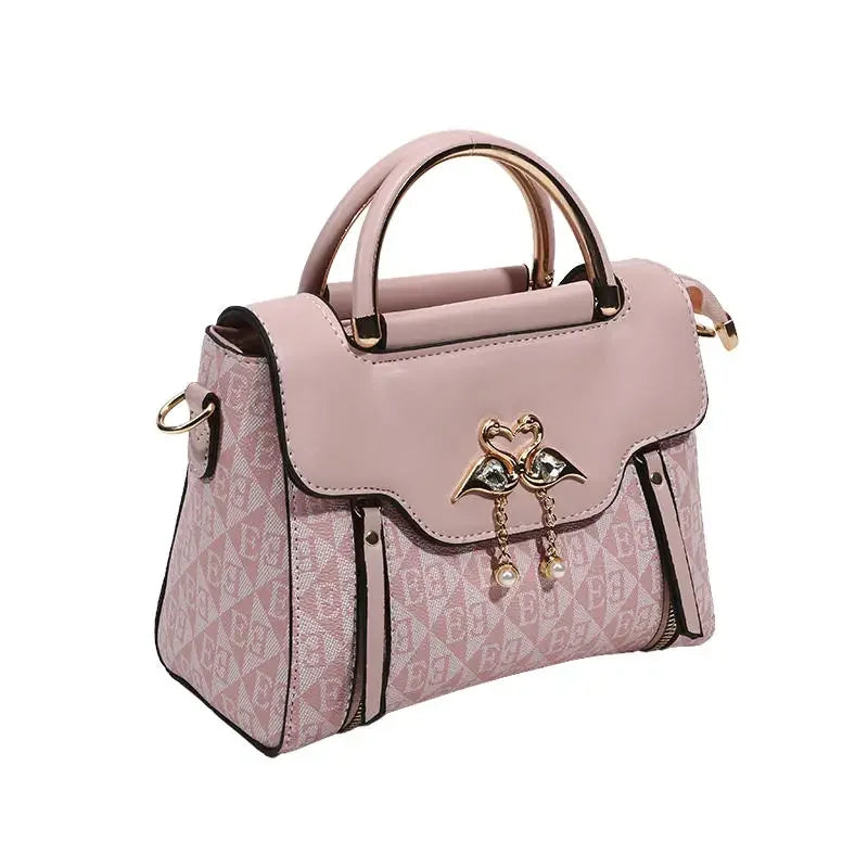 Borsa da donna 2026 nuova tendenza della moda borsa a tracolla casual versatile in stile semplice in rilievo.