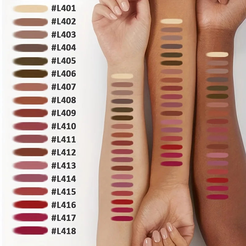 Set 6 Matite Labbra Opache in Velluto – Impermeabili & Lunga Durata