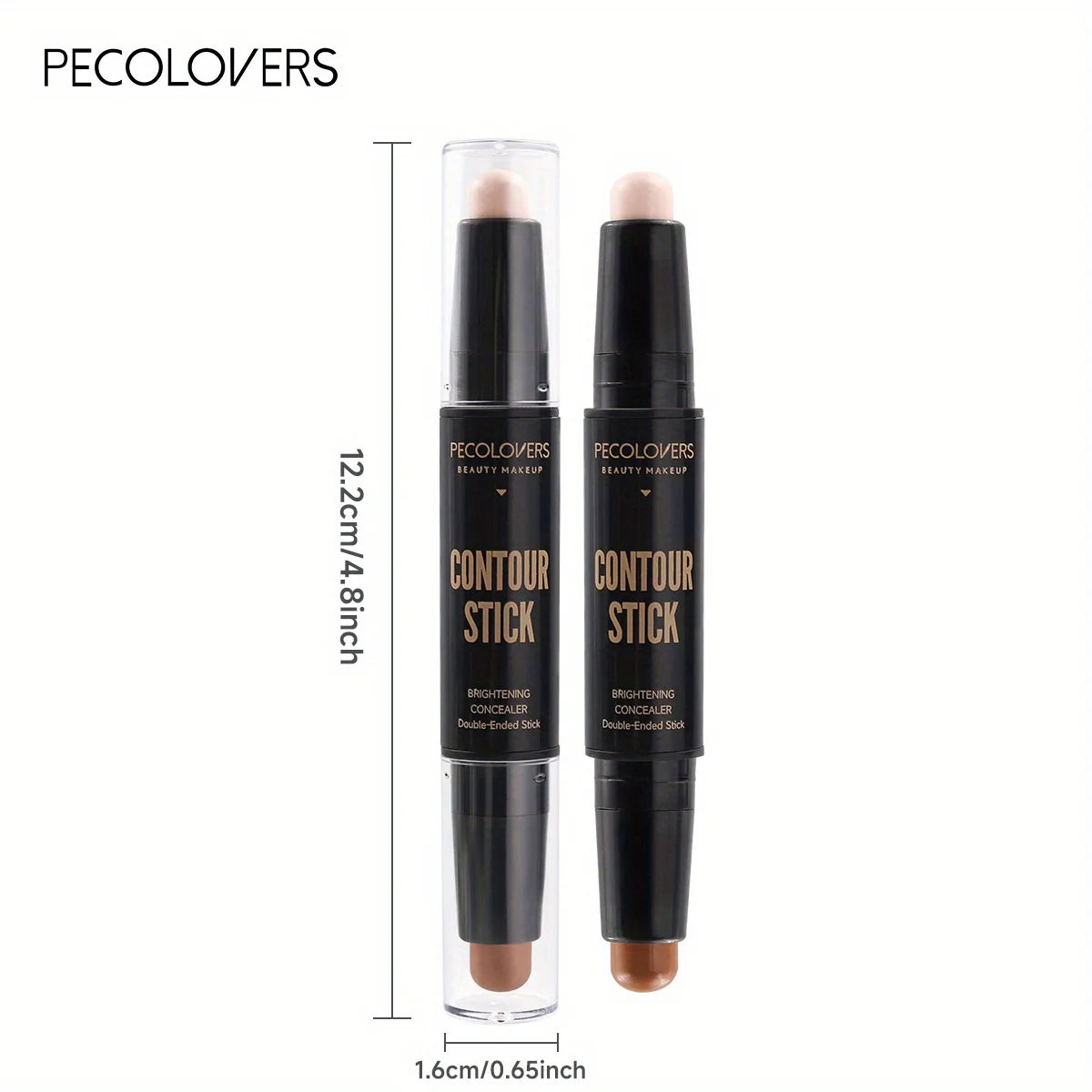 Contour Stick a Doppia Testa – Bronzer & Illuminante per Contouring Naso e Viso