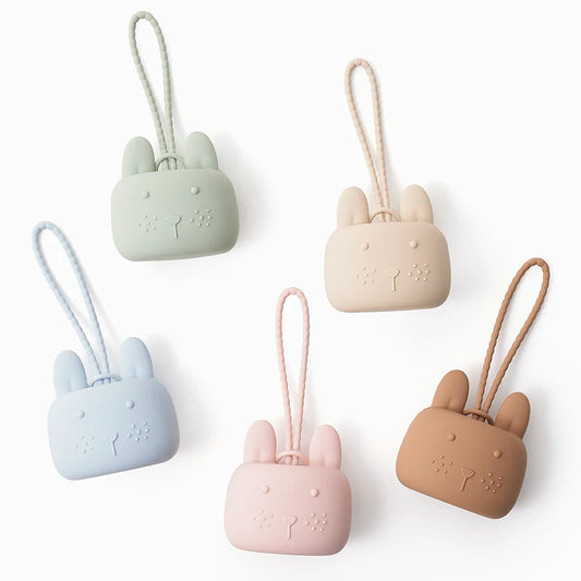 Custodia Porta Ciuccio in Silicone Morbido | Igienica e Colorata