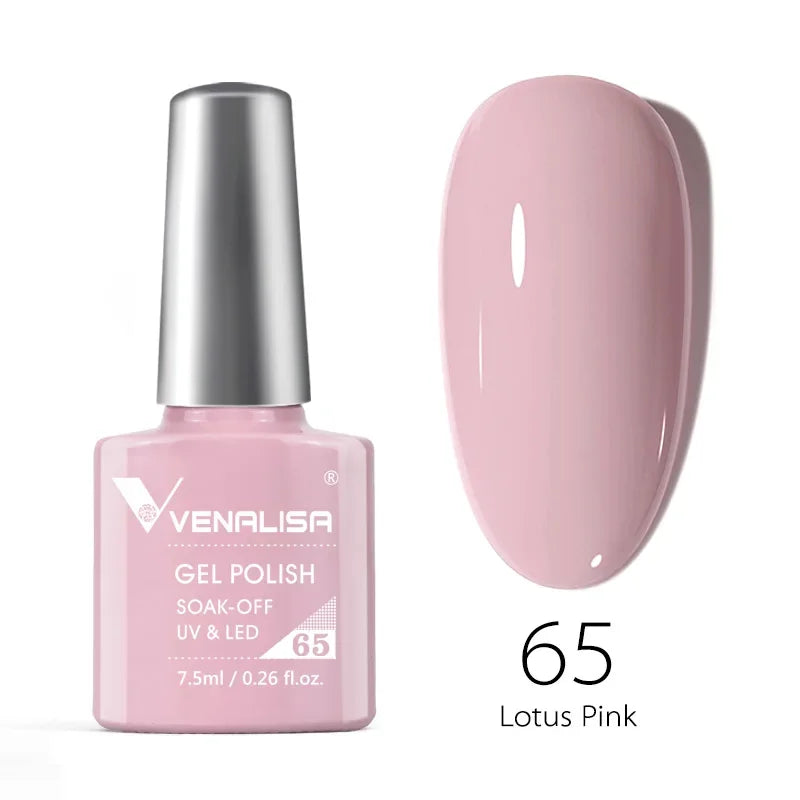 Smalto gel per unghie Venalisa VIP4 SENZA HEMA/TPO Copertura completa Bellissimo smalto semipermanente Soak Off UV LED Gel Smalto per unghie Lacca gel