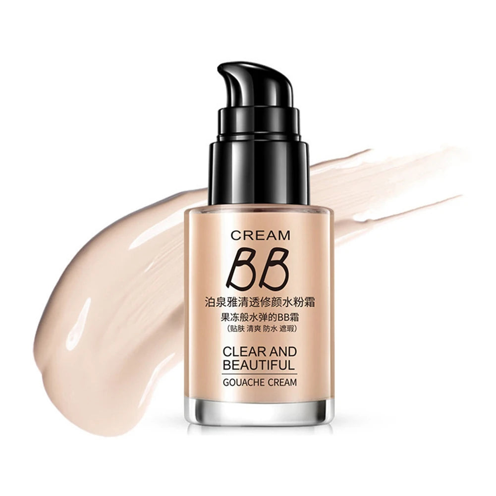 LAIKOU BB Cream Fondotinta Liquido Correttore 30ml – Idratante, SPF, Lunga Durata