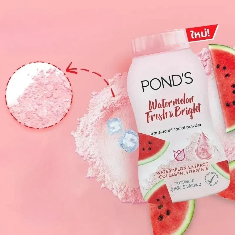 PONDS Thailand Setting Powder, Polvere Viso Leggera per il Fissaggio del Trucco, Controllo dell'Olio e Finitura Opaca a Lunga Durata