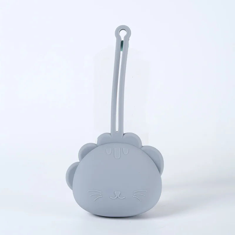 Custodia Porta Ciuccio in Silicone con Cordino Anti-Caduta | 9 Colori