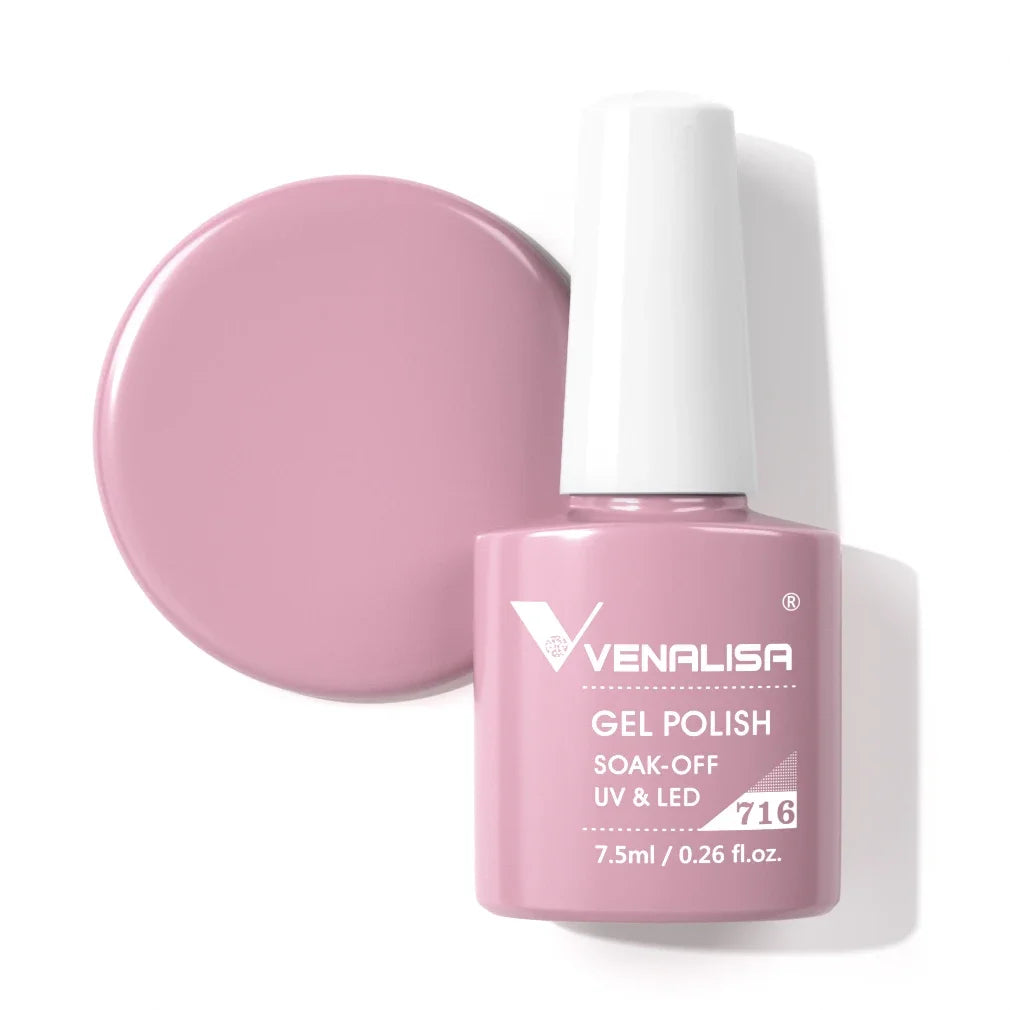 Smalto gel per unghie Venalisa VIP4 SENZA HEMA/TPO Copertura completa Bellissimo smalto semipermanente Soak Off UV LED Gel Smalto per unghie Lacca gel