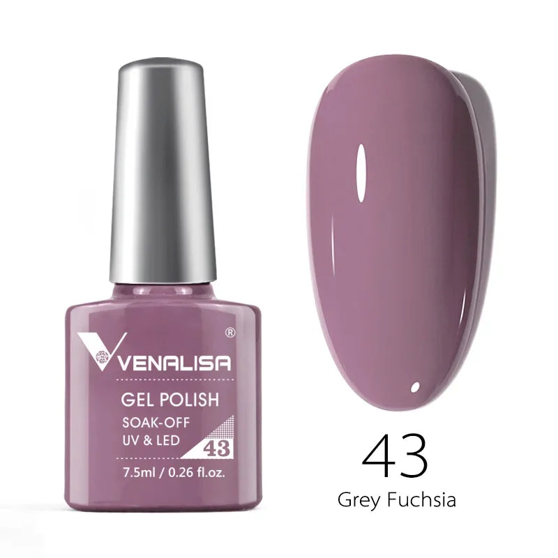 Smalto gel per unghie Venalisa VIP4 SENZA HEMA/TPO Copertura completa Bellissimo smalto semipermanente Soak Off UV LED Gel Smalto per unghie Lacca gel