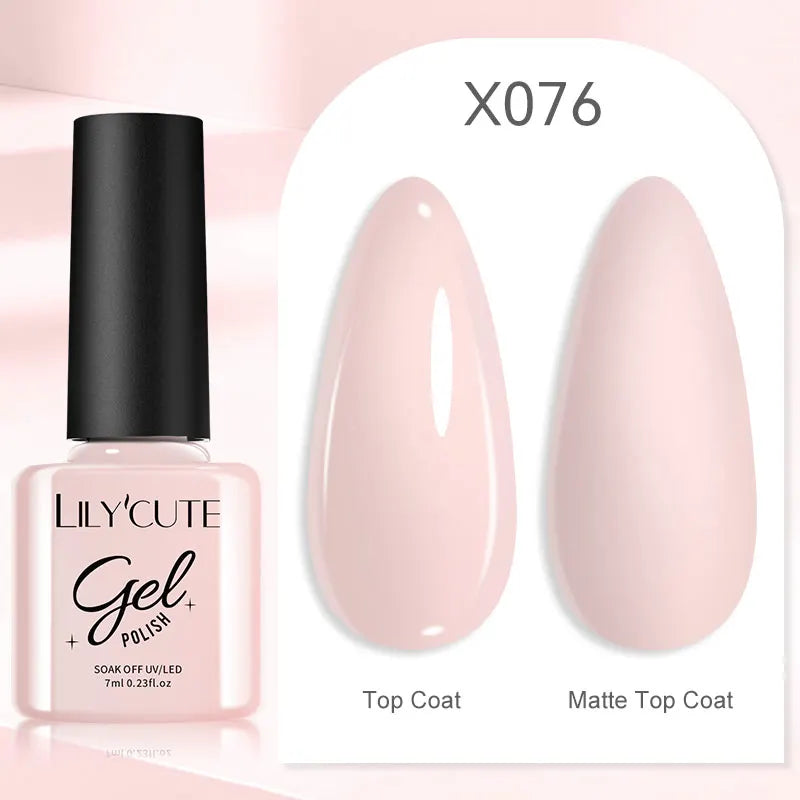 Smalto Gel Semi-Permanente LILYCUTE – 150+ Colori, UV/LED, Lunga Durata 30 Giorni