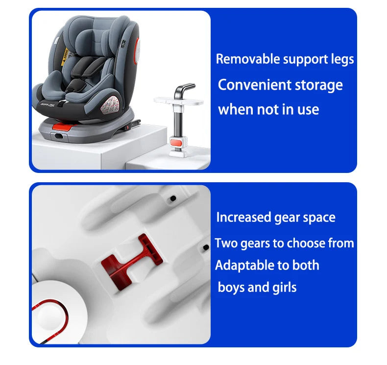 Seggiolino Auto per Bambini ECE R129 con ISOFIX e Rotazione 360°