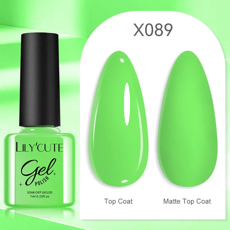 Smalto Gel Semi-Permanente LILYCUTE – 150+ Colori, UV/LED, Lunga Durata 30 Giorni