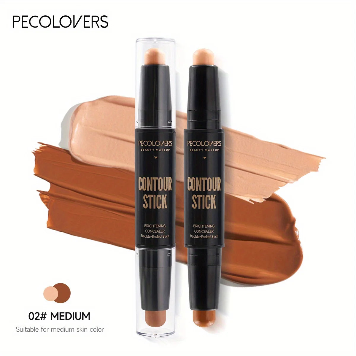 Contour Stick a Doppia Testa – Bronzer & Illuminante per Contouring Naso e Viso
