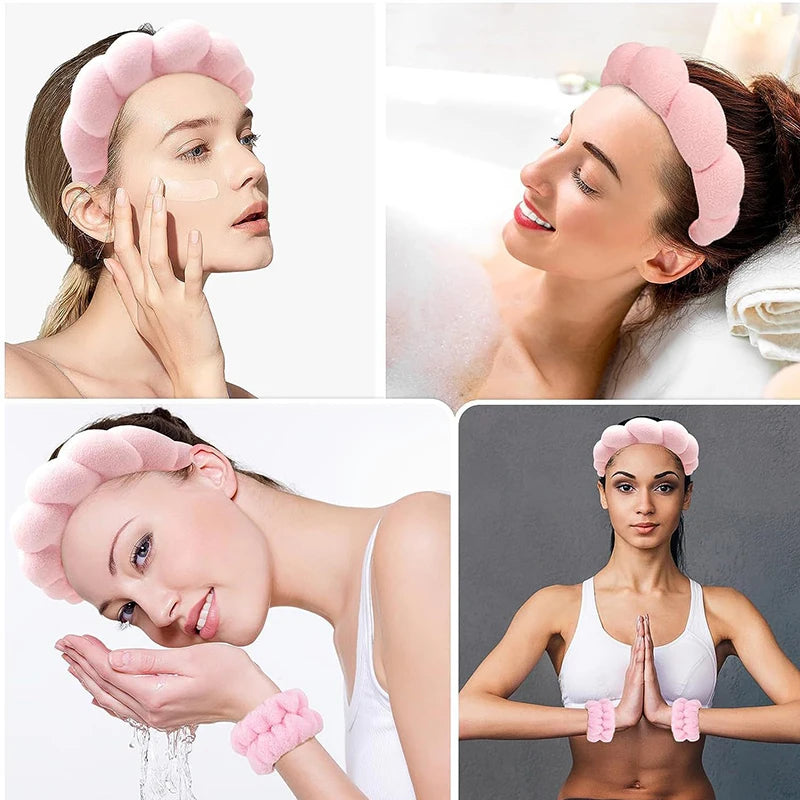 Fascia per Capelli da Bagno e Trucco per Donne