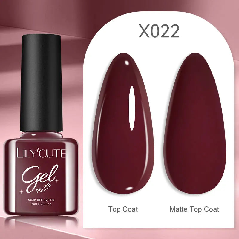 Smalto Gel Semi-Permanente LILYCUTE – 150+ Colori, UV/LED, Lunga Durata 30 Giorni