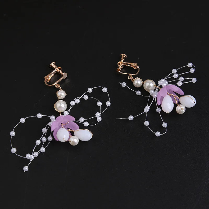 Fascia Floreale con Perle — Bambina e Sposa