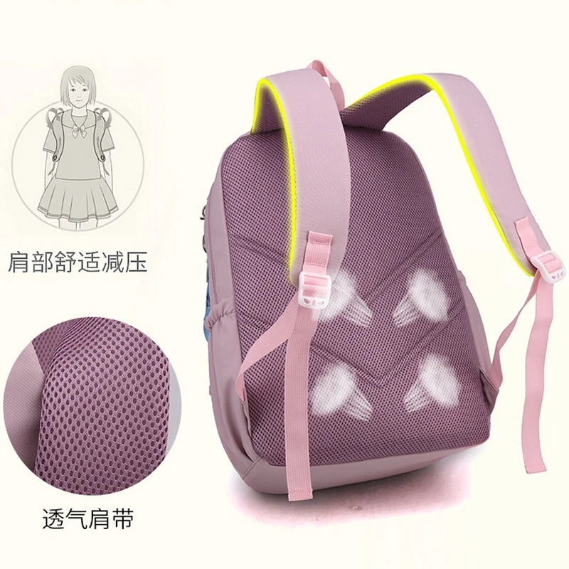 Zaino Scolastico per Ragazze e Adolescenti in Nylon – 3 Stili, Multi Colori | AyeBeau