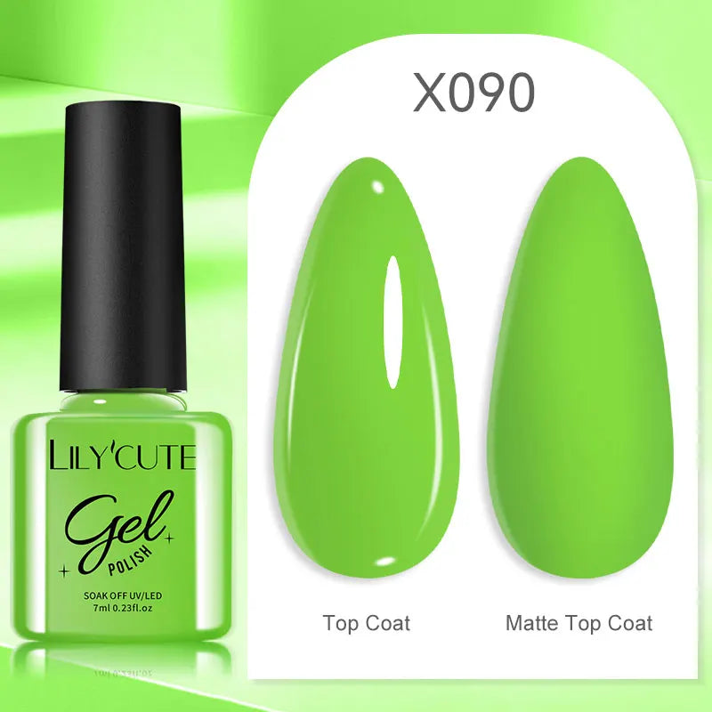 Smalto Gel Semi-Permanente LILYCUTE – 150+ Colori, UV/LED, Lunga Durata 30 Giorni