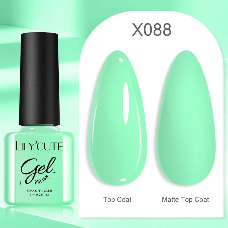 Smalto Gel Semi-Permanente LILYCUTE – 150+ Colori, UV/LED, Lunga Durata 30 Giorni
