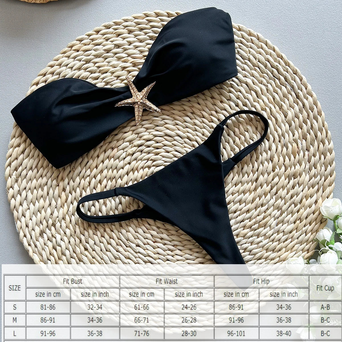 Bikini push up 2025 Costume da bagno donna sexy Costumi da bagno femminili Micro bikini Set costume da bagno Beachwear Bandeau Biquini brasiliano