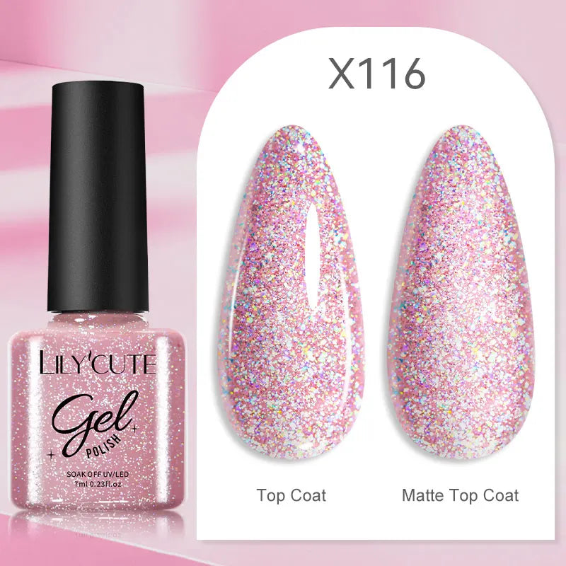 Smalto Gel Semi-Permanente LILYCUTE – 150+ Colori, UV/LED, Lunga Durata 30 Giorni