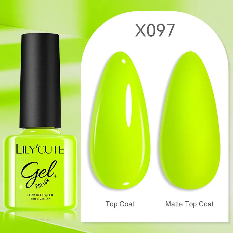 Smalto Gel Semi-Permanente LILYCUTE – 150+ Colori, UV/LED, Lunga Durata 30 Giorni