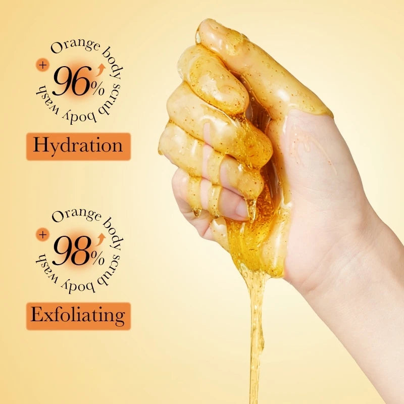 Gel Doccia Esfoliante 300ml – Scrub Naturale, Illuminante & Profumato | Donna