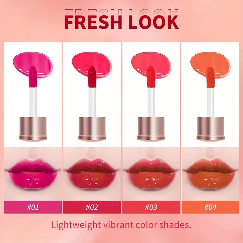 Lip Tint Fruttato 4 Colori – Gloss Altamente Pigmentato, Waterproof & Lunga Durata