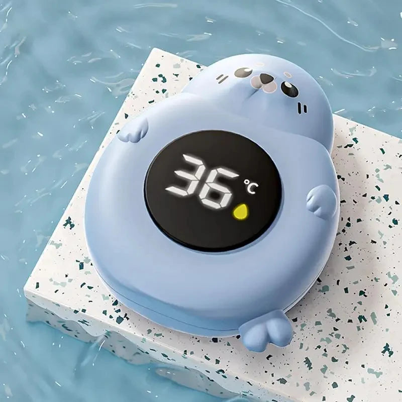 Termometro da bagnetto per bambini Monitor della temperatura della vasca Monitor di avviso della temperatura resistente all'acqua calda e fredda Display a LED con sensore aggiornato