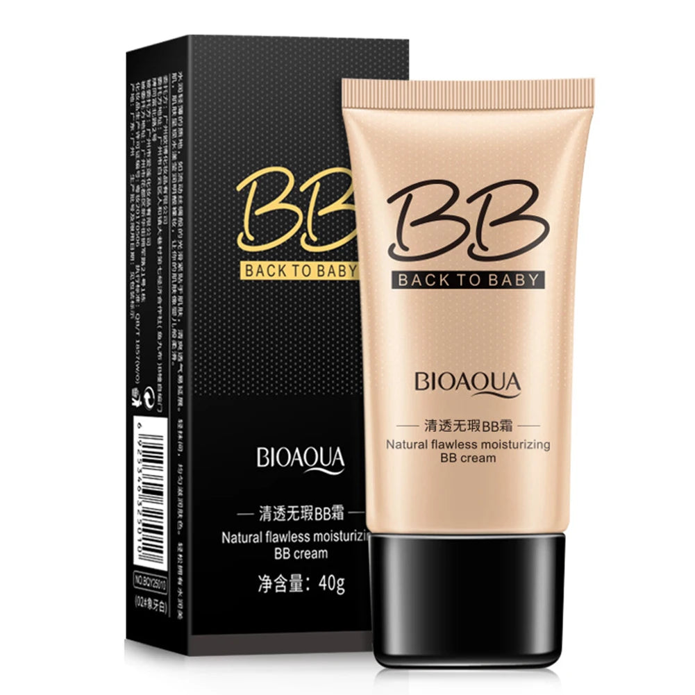 BIOAQUA Fondotinta Liquido BB Cream – Correttore Impermeabile, Illuminante & Sbiancante | Lunga Durata