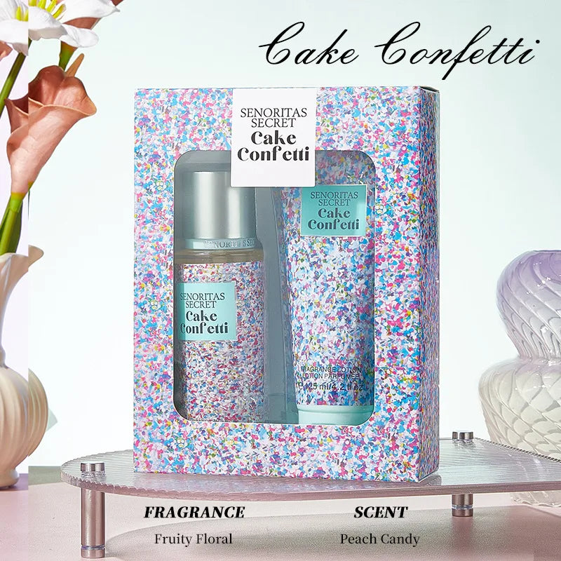 Set Crema Corpo & Spray Profumato 250g – 4 Fragranze Gourmand | Regalo | Jaysuing