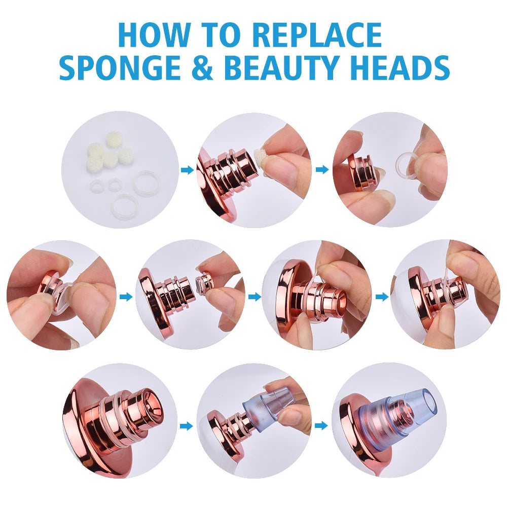 Aspirapolvere per la rimozione dei punti neri Naso elettrico Bellezza Viso Pulizia profonda Cura della pelle Aspirapolvere Macchie nere Detergente per pori dell'acne Strumento per brufoli
